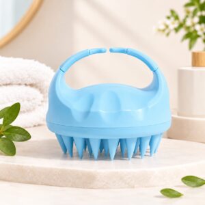 Viloria blue scalp massager with flexible tips